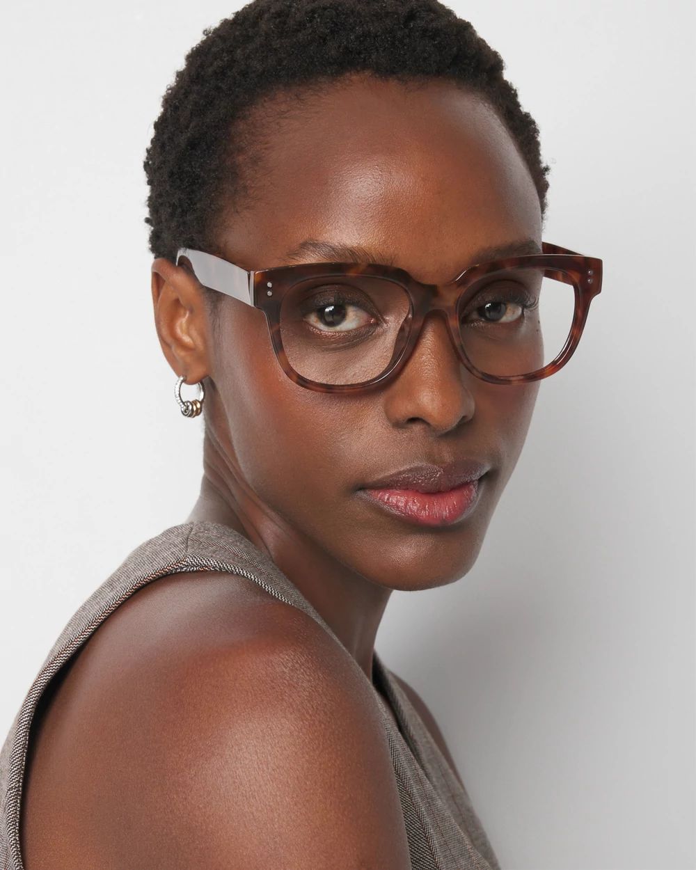 Tortoise Square Reading Glasses White House Black Market